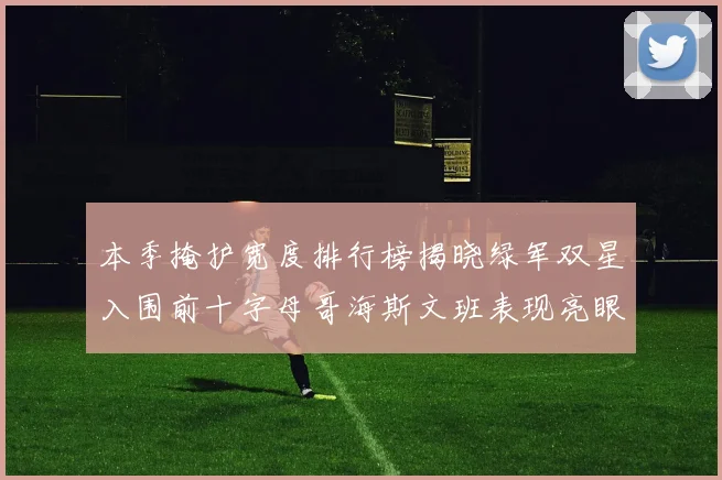 本季掩护宽度排行榜揭晓绿军双星入围前十字母哥海斯文班表现亮眼